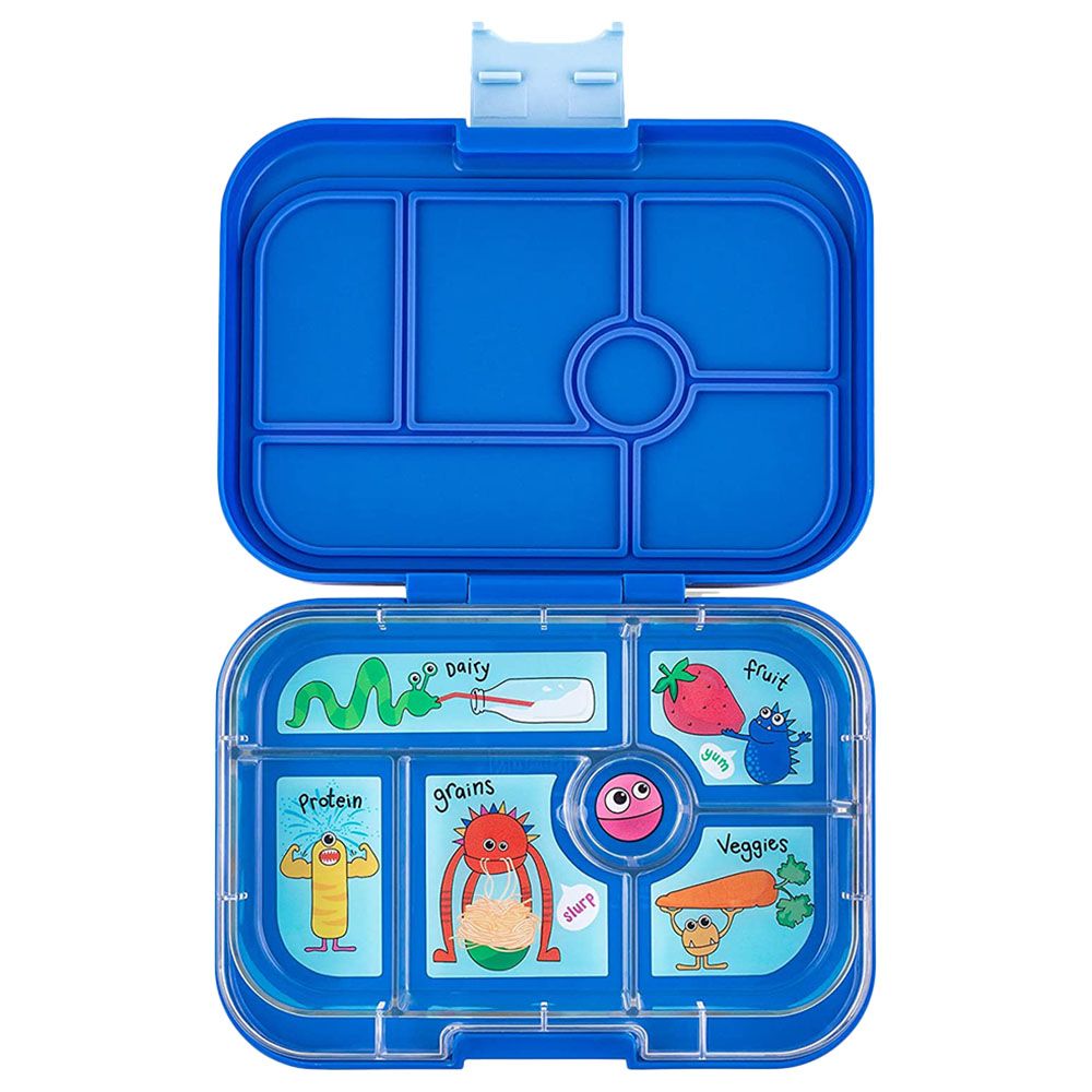 Stephen Joseph Snack Box with Ice Pack - Blue Rainbow