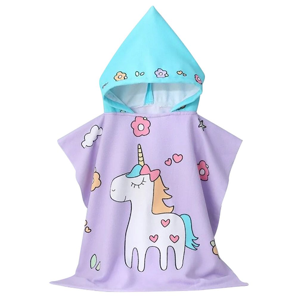 Unicorn poncho towel hot sale