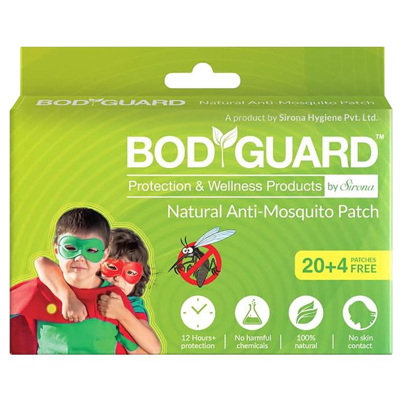 Bodyguard Natural Anti Mosquito Repellent Patches Pack of 6