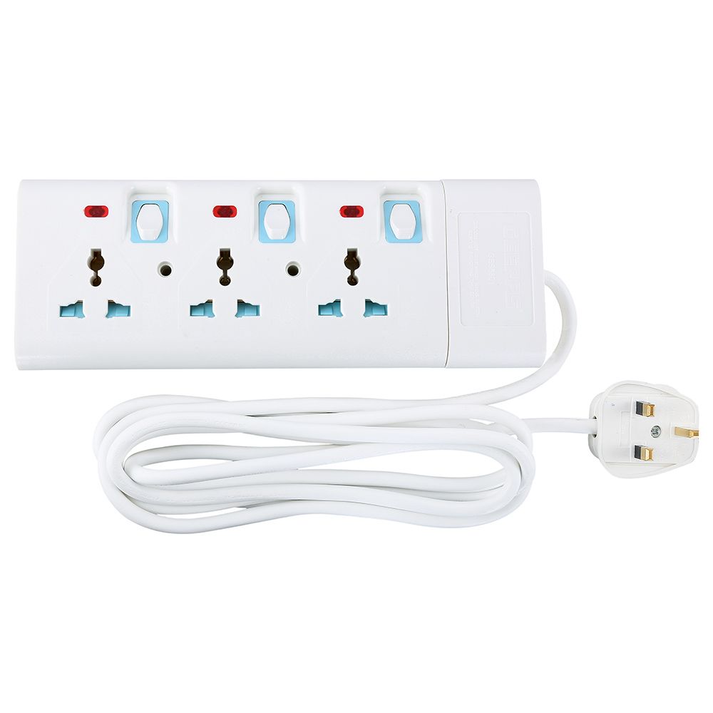 Extension Socket Extension Cord, Power Cord, Power Extension 3 way
