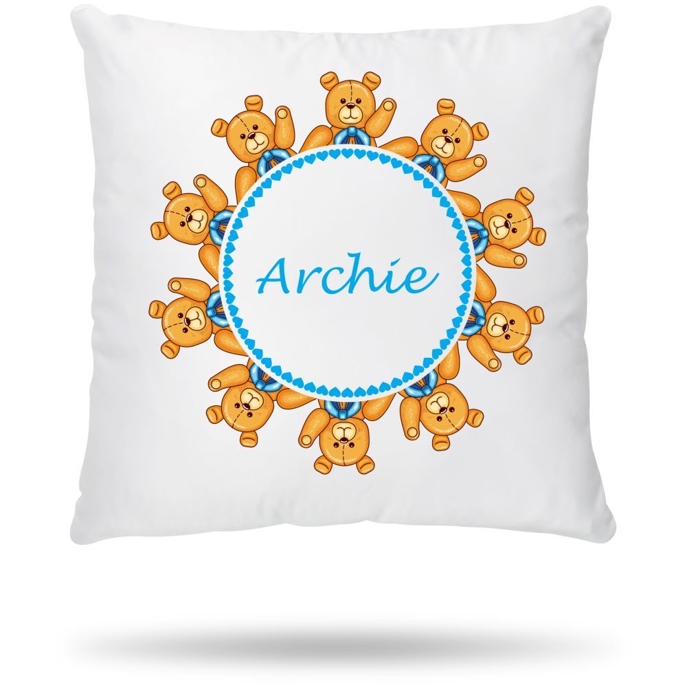 Baby store name cushion