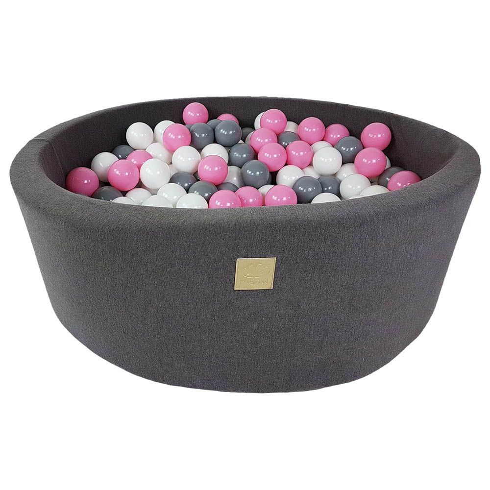 Grey and cheap pink ball pit