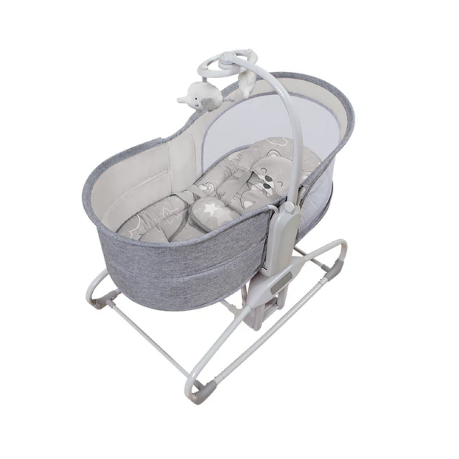 Mastela 4 in 1 Deluxe Multi Functional Bassinet Light Grey