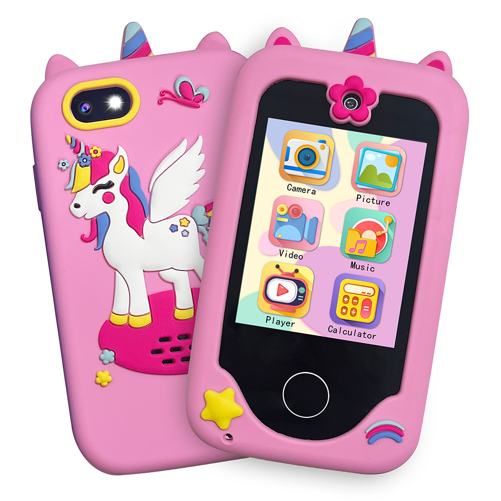 ESSEN - Kids Smart Phone Toys for Girls - Pink