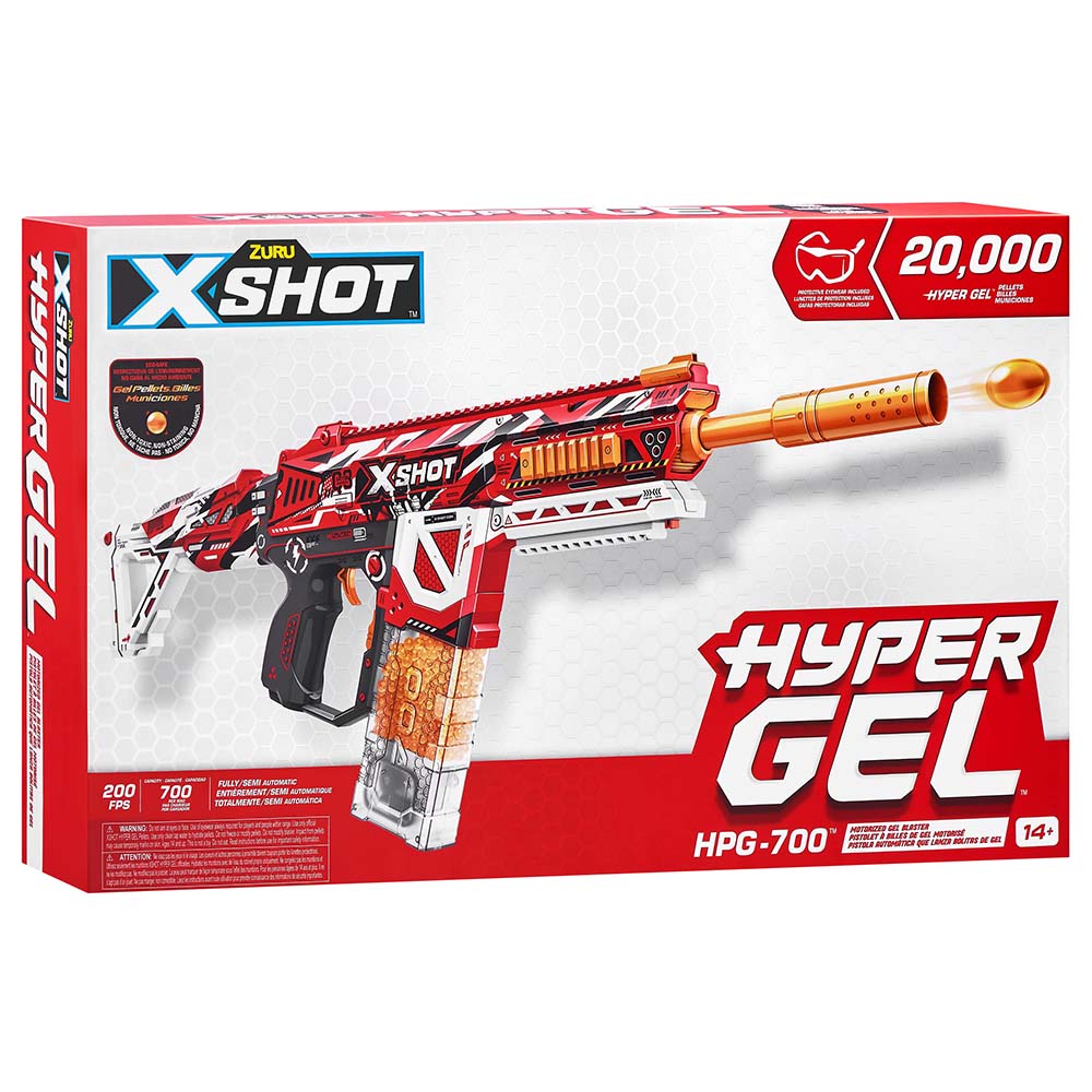 X-Shot - Hyper Gel Blaster w/ 20000 Gellets - Large - Orange