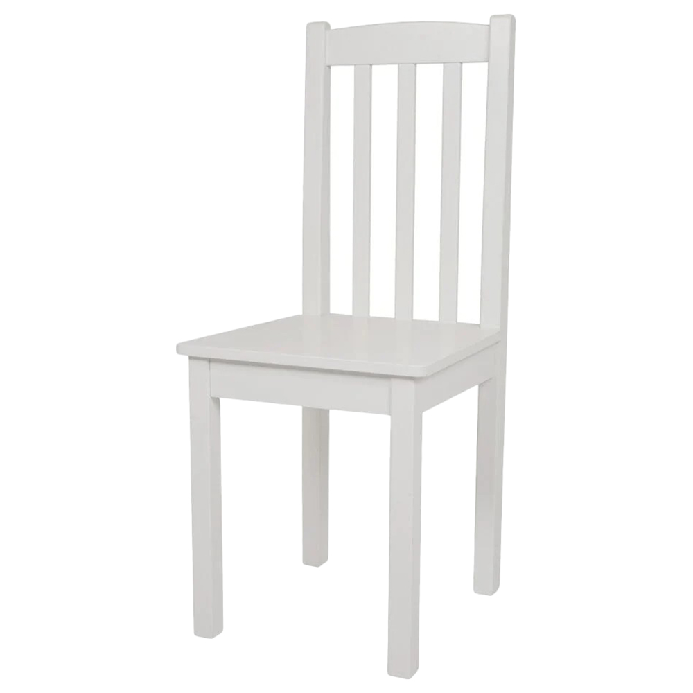 White wooden deals chair