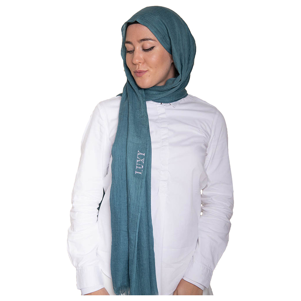 Luxy Hijab - Modal Cotton Hijab - Aqua