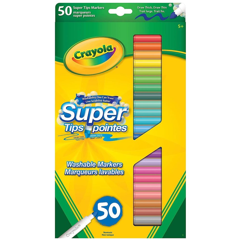 Buy Crayola - SuperTips Washable Markers - 50pcs at The Affordable ...