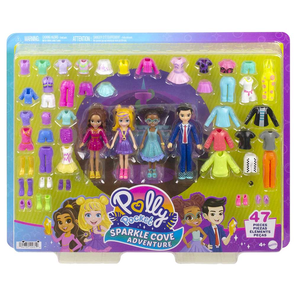 Polly Pocket Sparkle Cove Fashion Pack 47pcs Buy at Best Price from Mumzworld United Arab Emirates