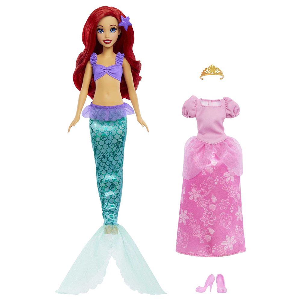 Mattel Games Disney Princess Fashion Doll And Storytelling Ariel 9871