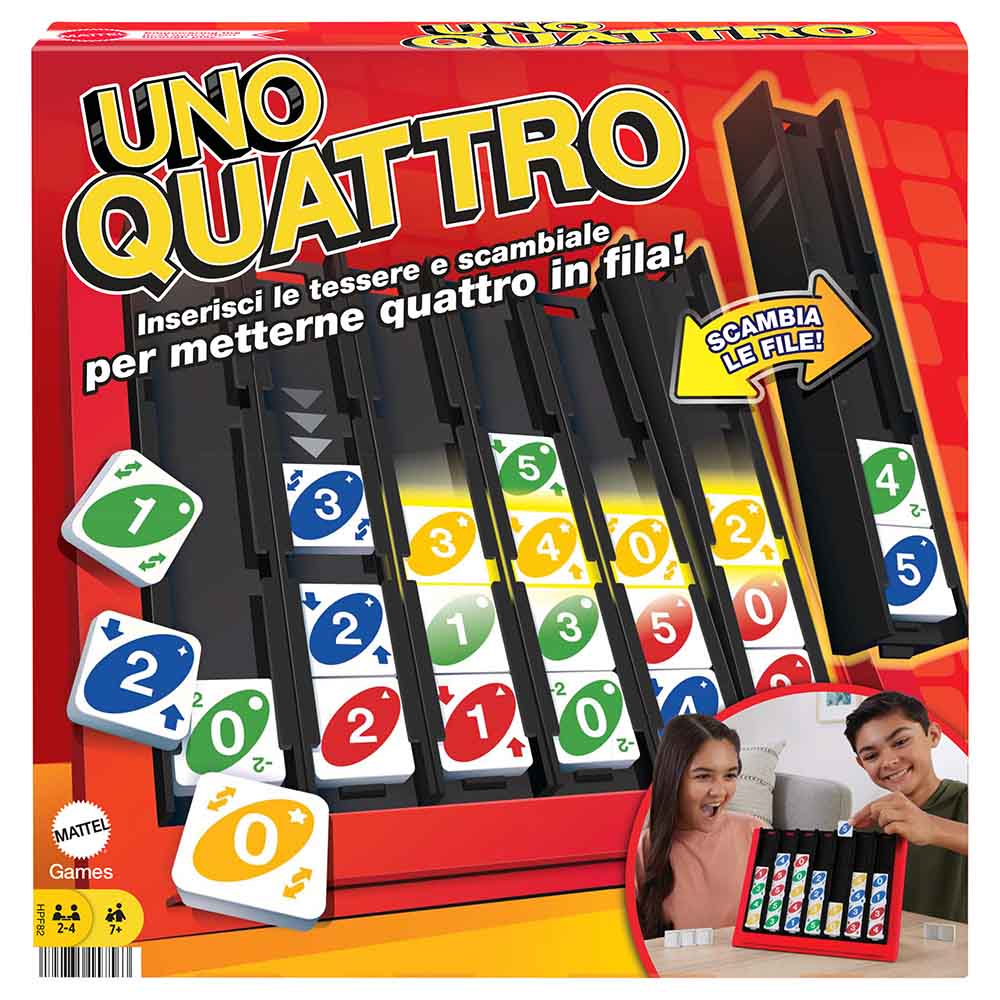 Mattel Games - Uno Quatro Card Game