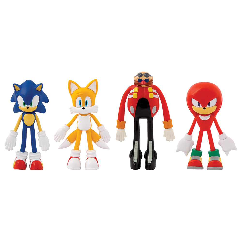 Bend-ems - Sonic The Hedgehog Figure Pack - 4pcs