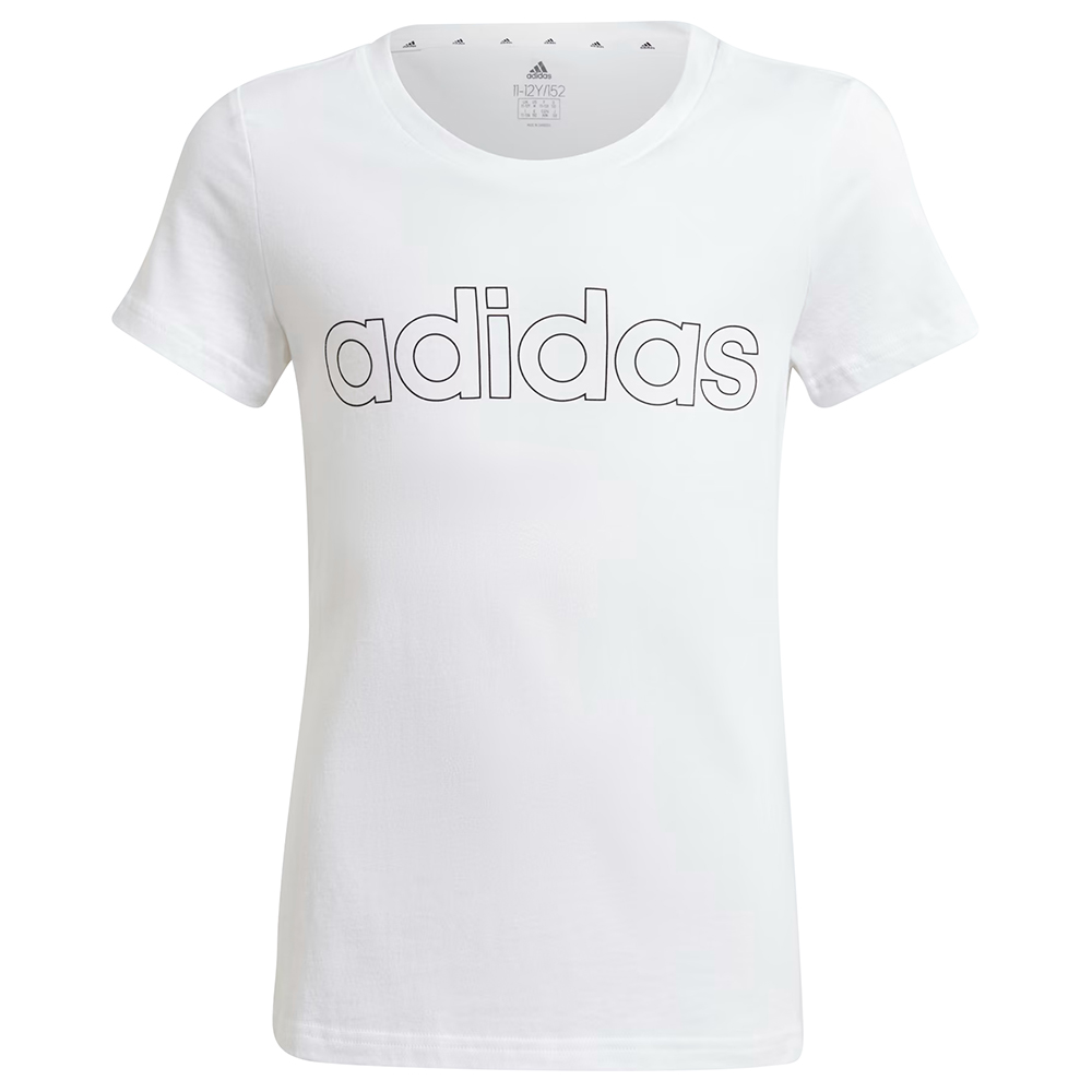 Adidas Girls T Shirt White