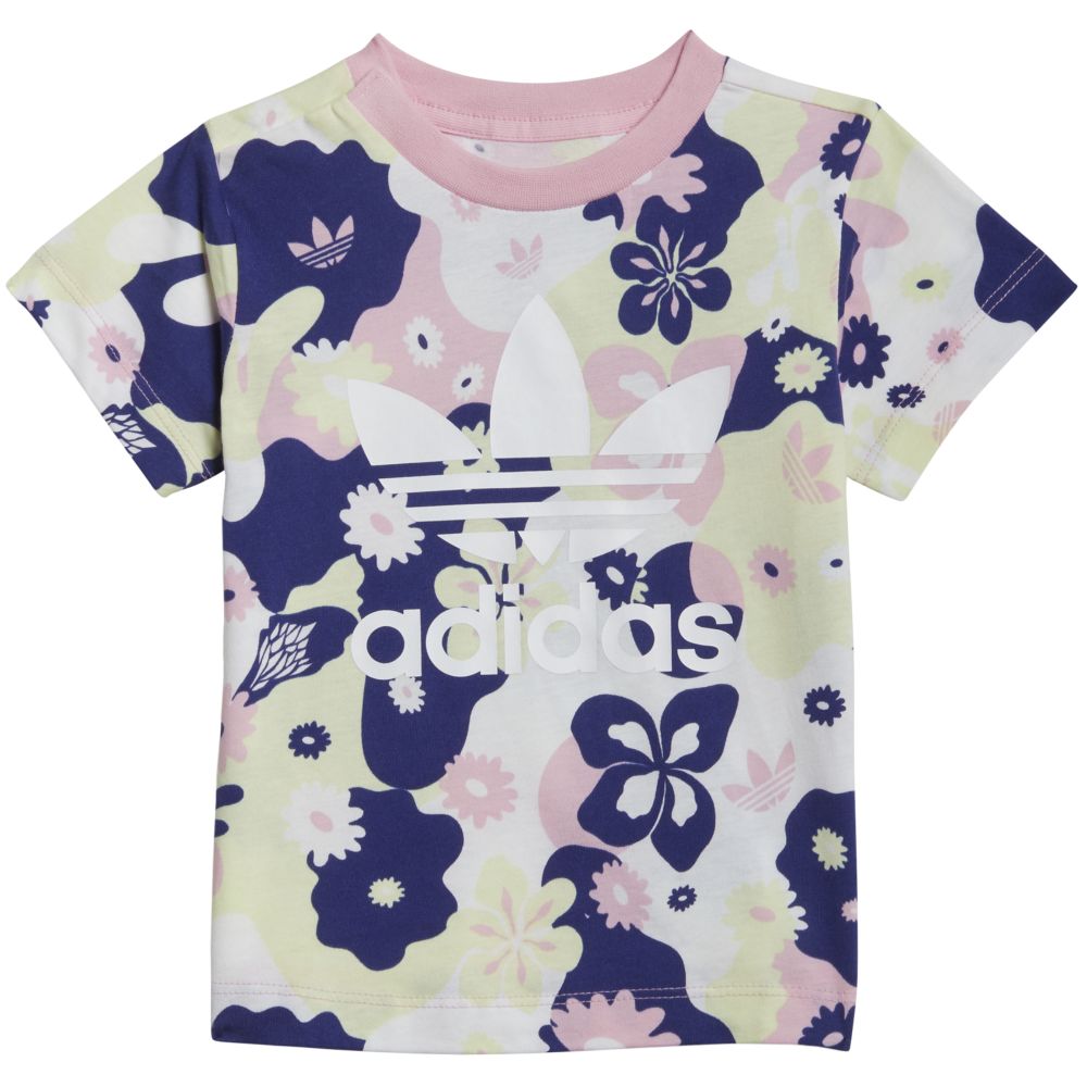 Adidas flower tee best sale