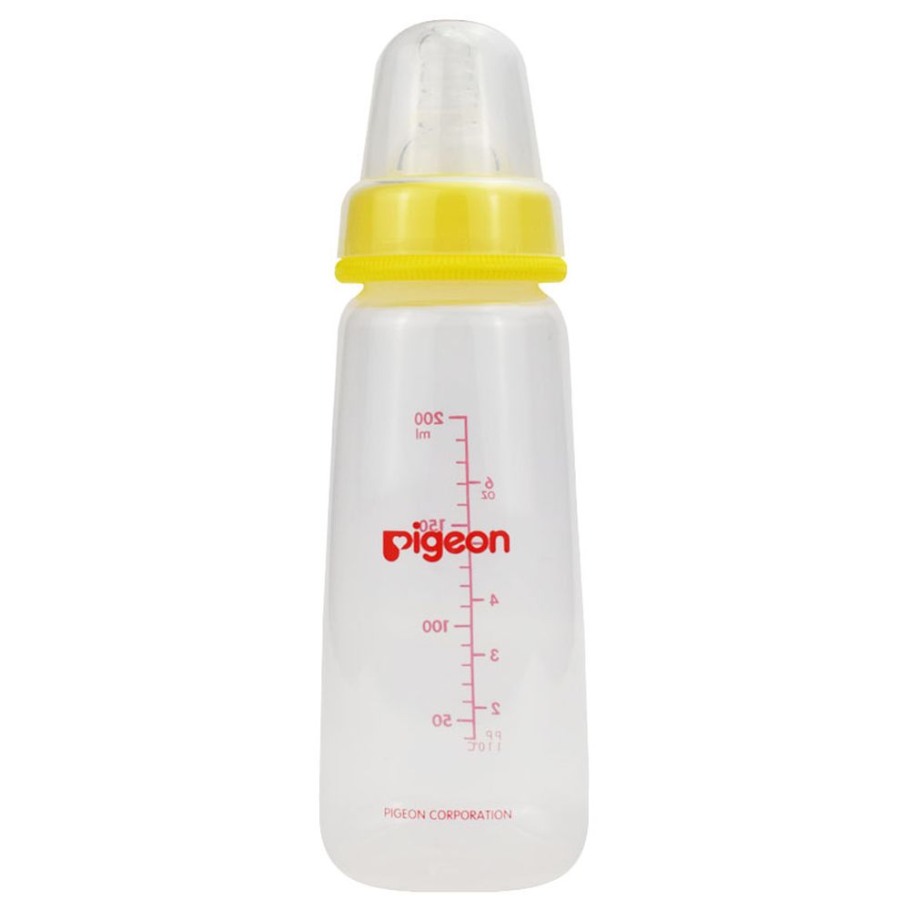 Pigeon 120 ml Nursing Bottle with Nipple (Yellow) - Pigeon
