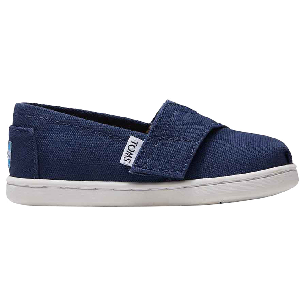 Toms - Original Classics Velcro Closure Slip-Ons - Navy Blue