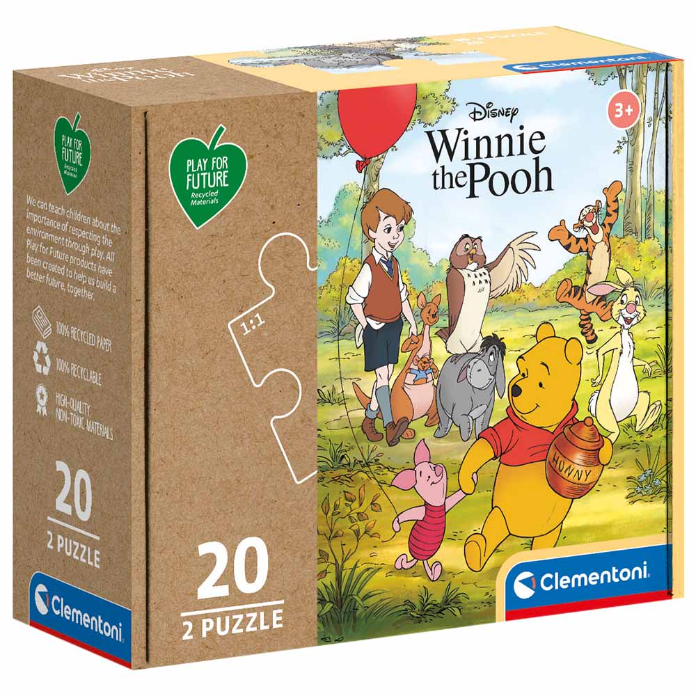 Clementoni - Winnie The Pooh Play For Future Puzzle 2x20pcs | Buy at ...