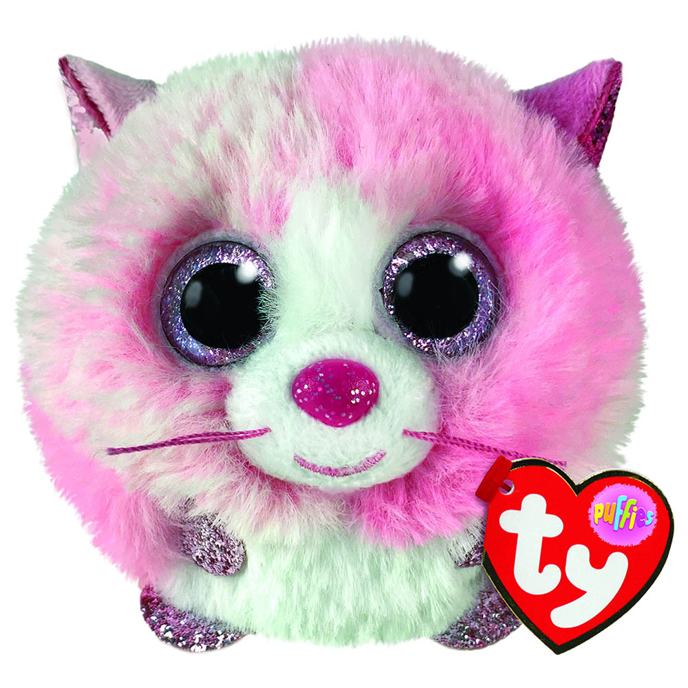 Ty Puffies Cat Tia Pink Buy At Best Price From Mumzworld