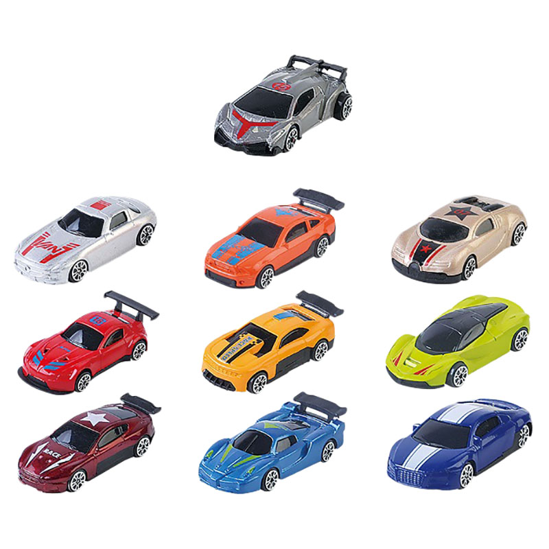 Power Joy - 5-in-1 Vroom Vroom Diecast Premium Race Car - Assorted 5pc