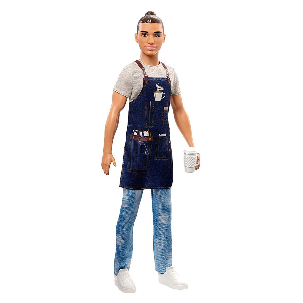 Barbie Ken Career Barista Man Hipster Doll Buy at Best Price