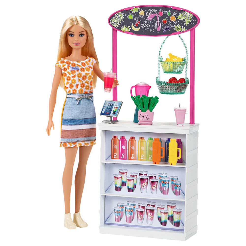 Mattel Barbie Chelsea Smoothie Stand Playset, Some Accessories