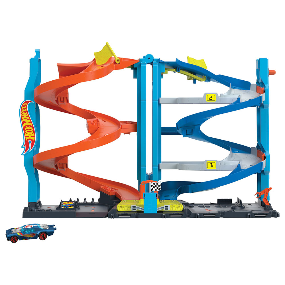 Hot wheels two car cheap race track