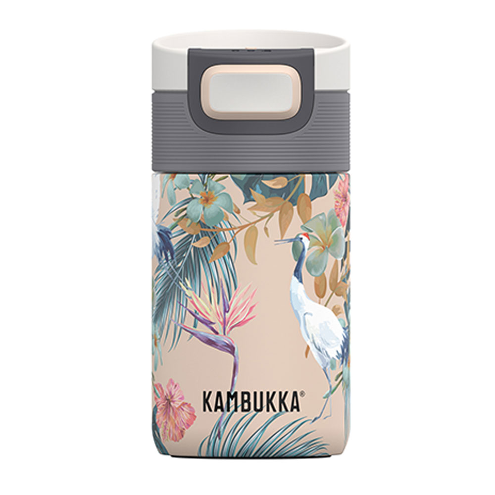 Kambukka Etna 2 Pack Coffee & Tea Mugs | 500ml / 17oz | 3 in 1 lid with  Snapclean Technology (Silver & Black)