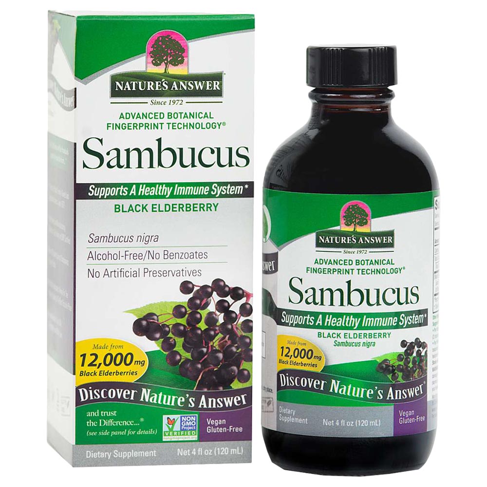 Nature's Answer - Sambucus Original Syrup 120ml | Buy at Best Price ...