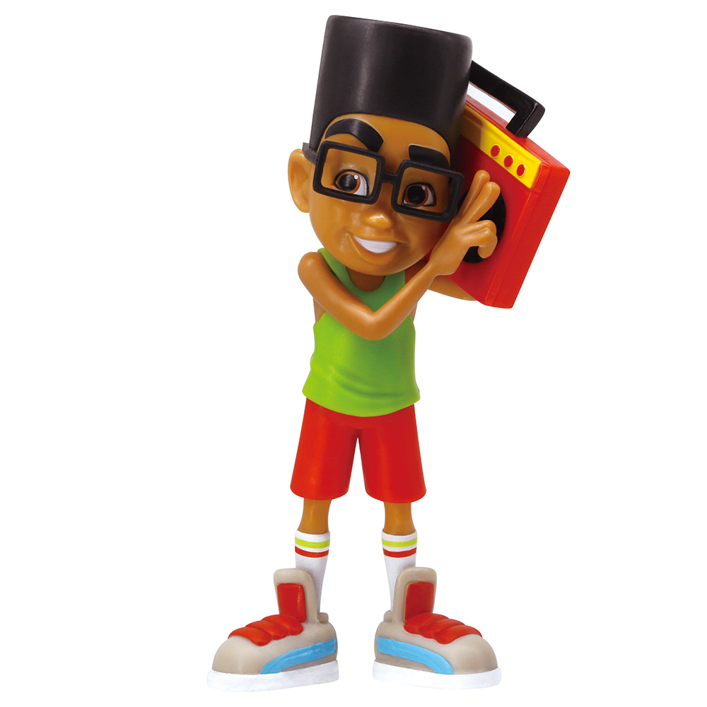 SUBWAY SURFERS SPRAY CREW JAKE AND TRICKY 4” FIGURE INSIDE THE CAN
