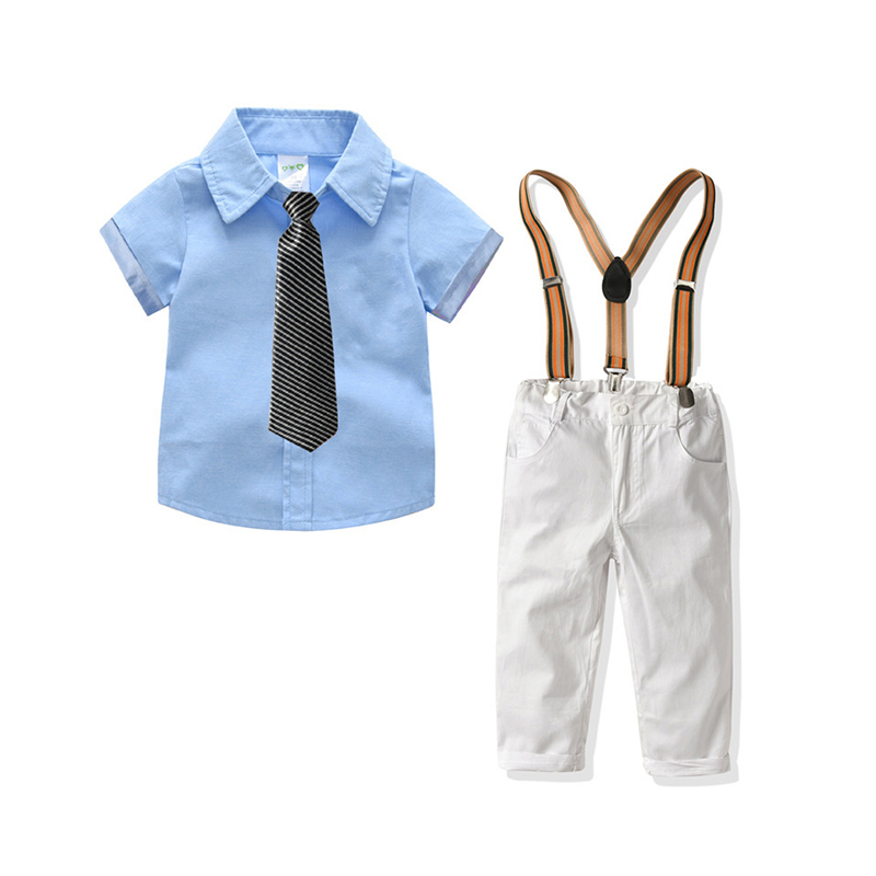 Wonder Suspender Pants, Blue