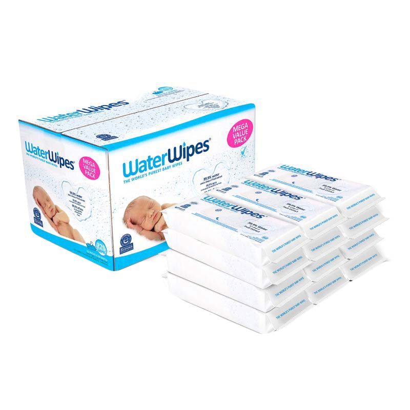 WaterWipes, Baby Wipes Pack of 60 Wipes, White