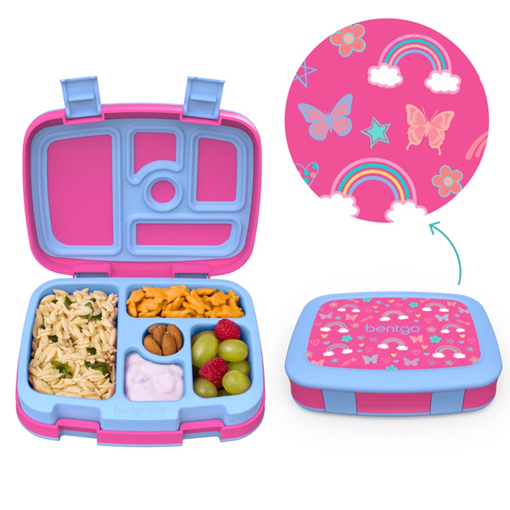 One Bentgo Fresh and One Bentgo Kids Lunch Box (Mermaid)