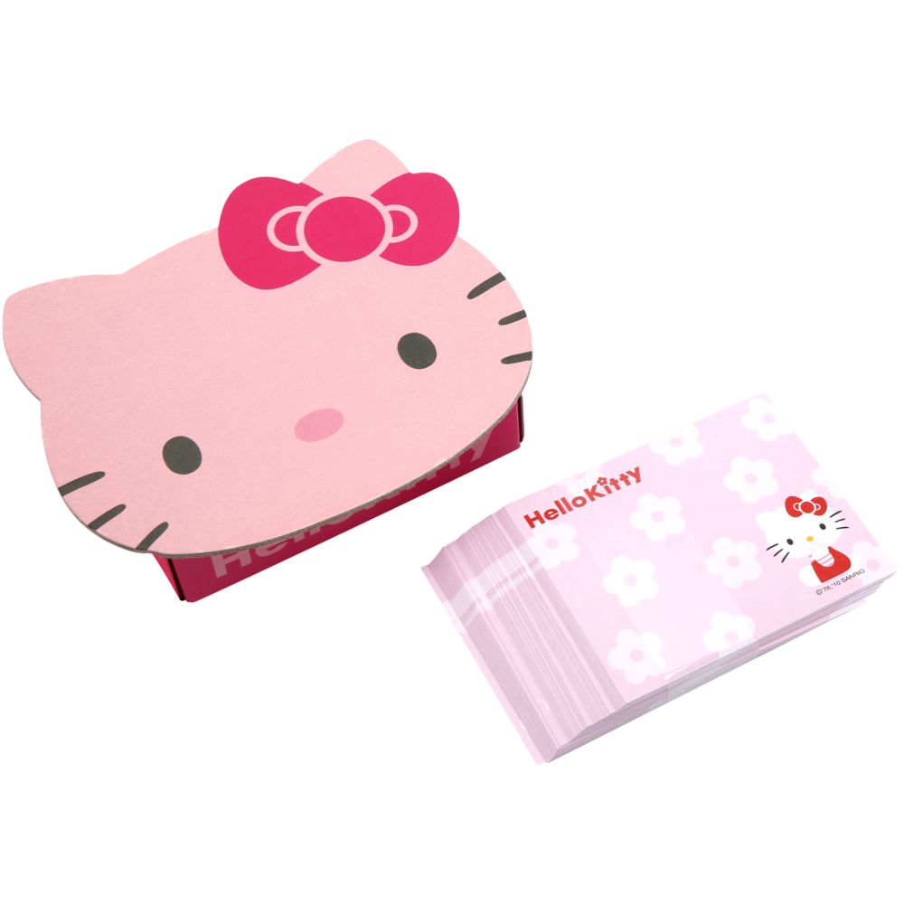 Hello Kitty - Sticky Memo in D-cut Box - Pink 100 Sheets | Buy at Best ...