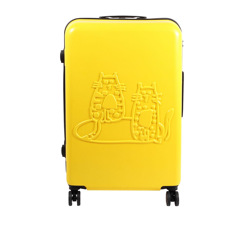 Yellow carry on suitcase discount