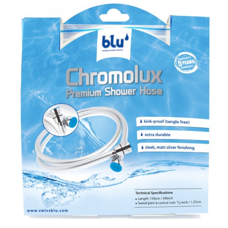 Blu - Chromolux Premium Shower Hose