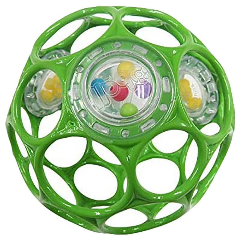 Oball Rattle Easy Grasp Toy Green