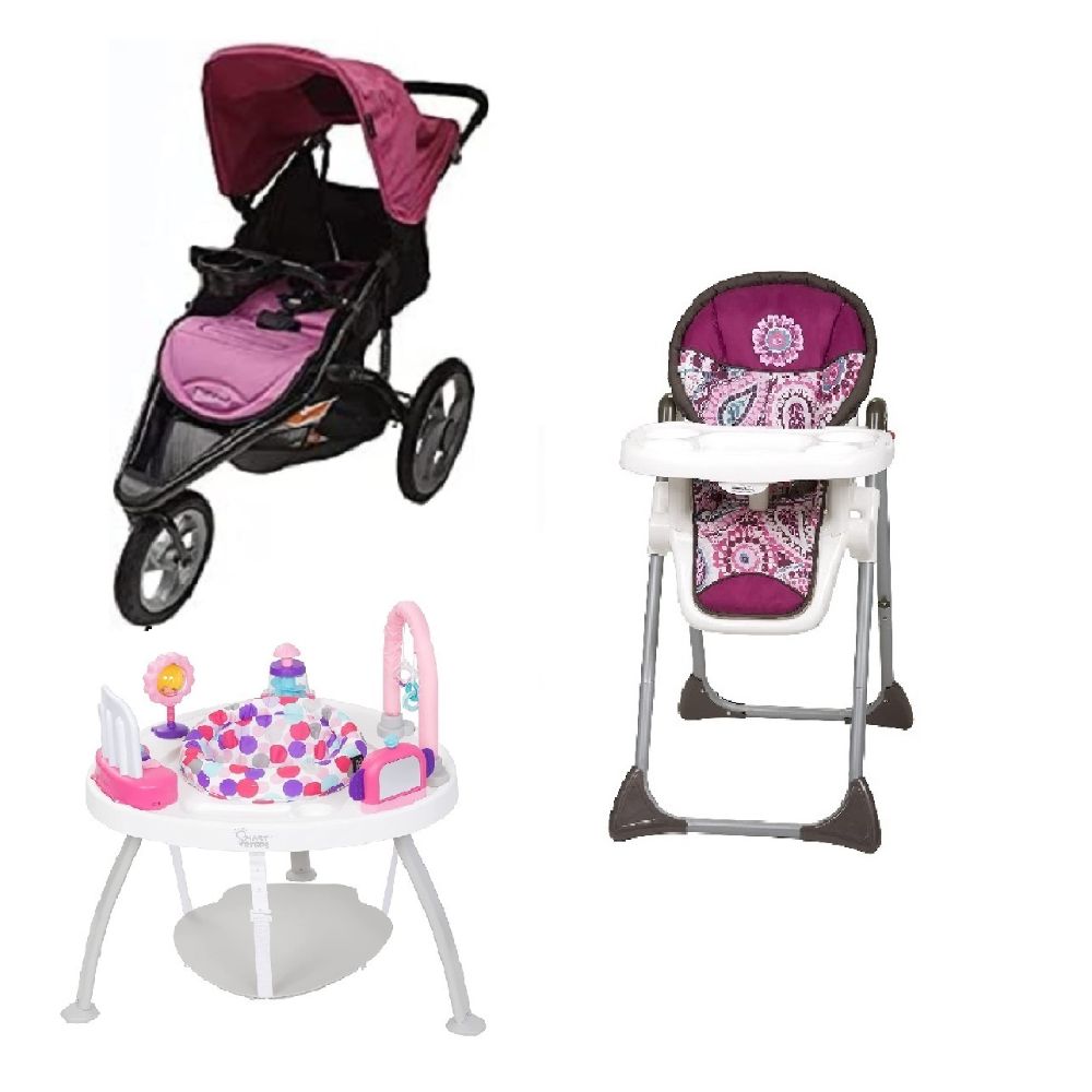 Pink sales jogger stroller