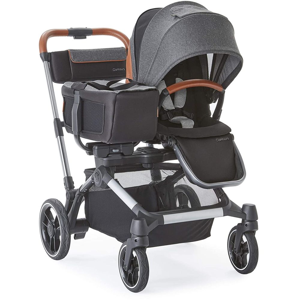 Kolcraft Contours Element Side by Side 1 to 2 Stroller Grey Buy