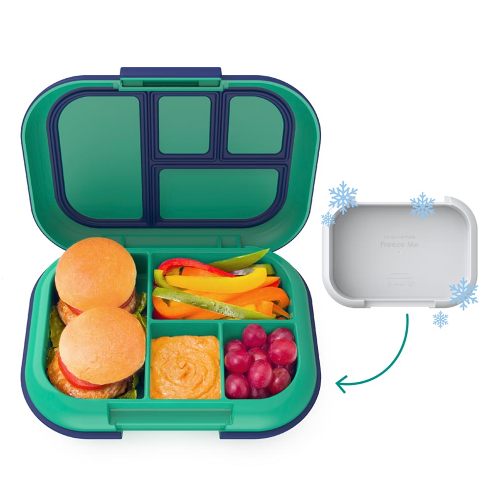 Bentgo - 4 Compartments Kids Chill Lunch Box - Green