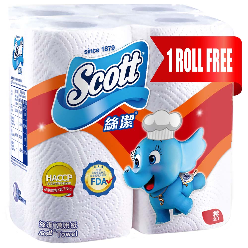 Scott - Kitchen Towel Rolls - 4 Rolls