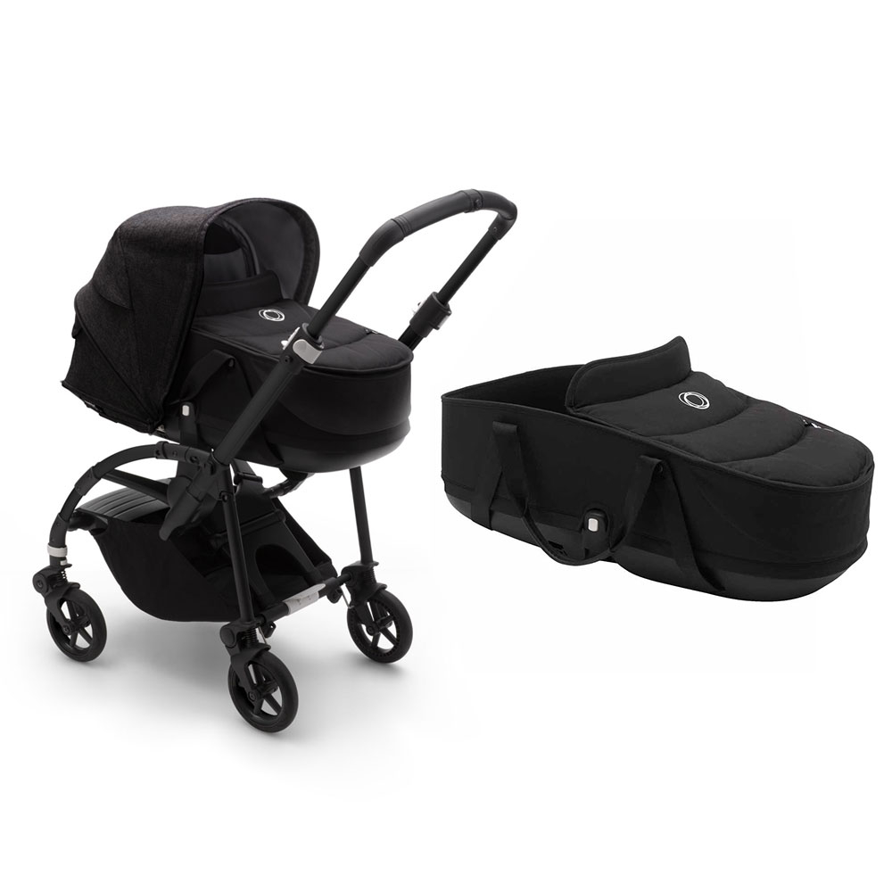  Bugaboo Bee 6 Bassinet Complete Newborn Stroller Accessory -  Easily Connect to Bee 6 Stroller - Grey Melange : Baby