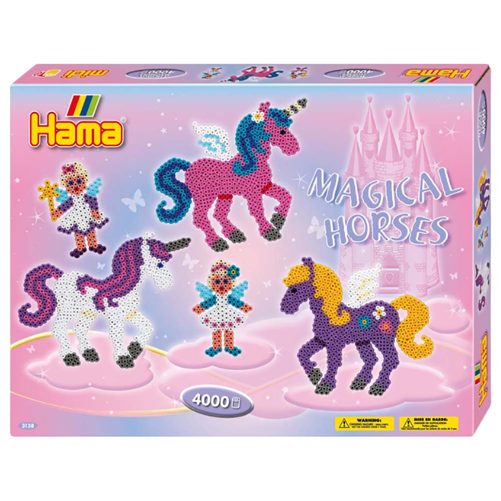 Hama - Beads Gift Box Magical 4000pcs - Horses