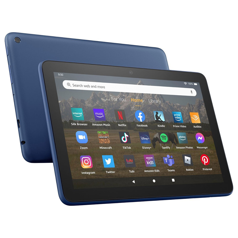 Amazon Fire HD 10 (11th gen) 32GB 2021 model plus echo dot top