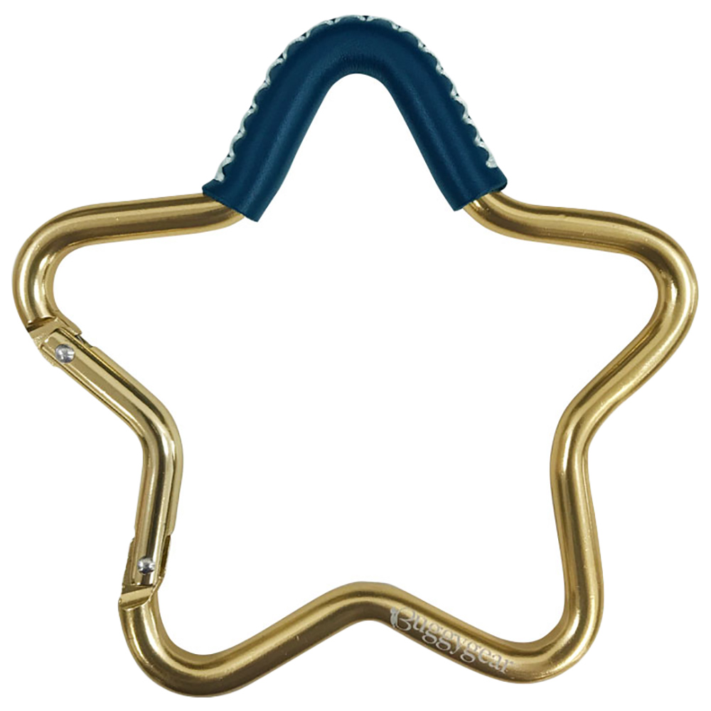 BuggyGear Star Shaped Stroller Hook Navy Leather Buy at Best Price from Mumzworld