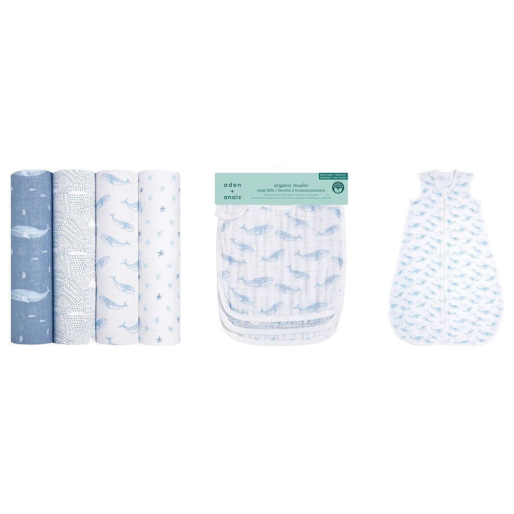 Parker Baby Washcloths - 6 Pack of 100% Cotton Muslin Wash Cloths - Soft,  Absorbent and Natural - White