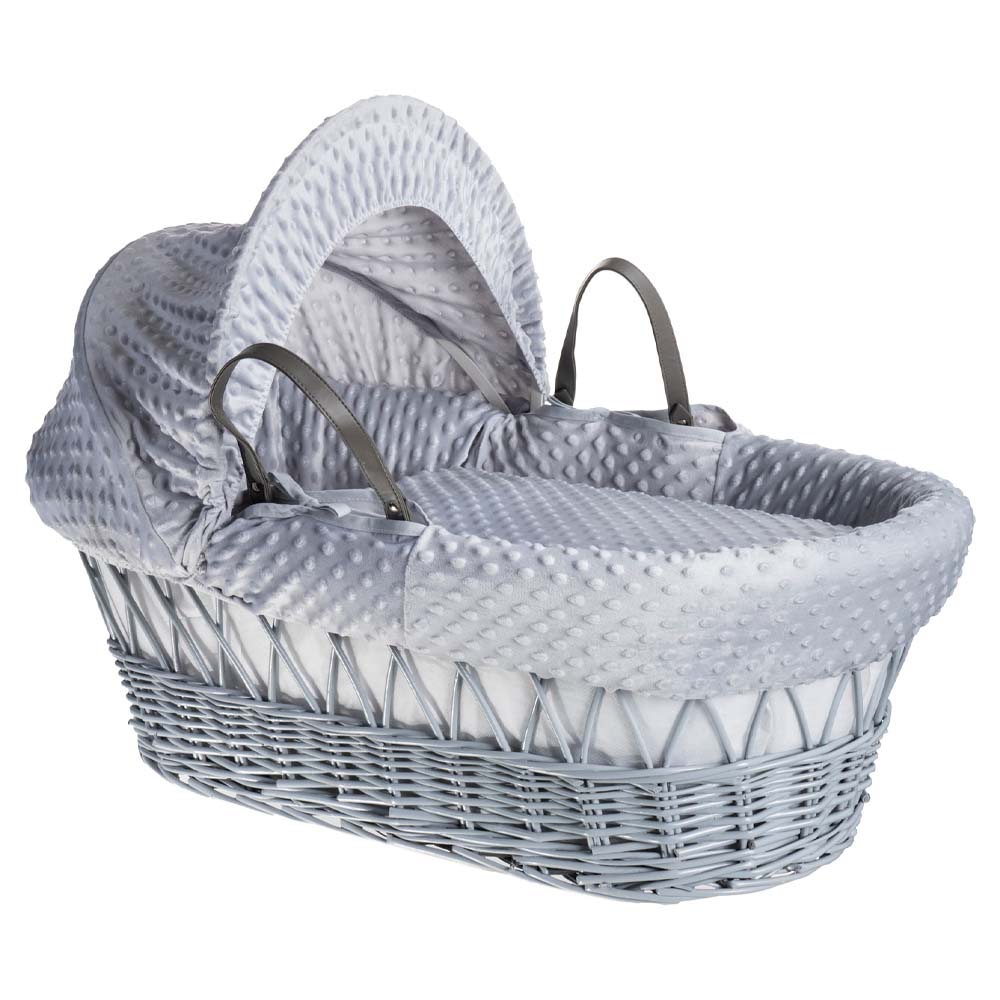 Dimple moses hot sale basket and stand