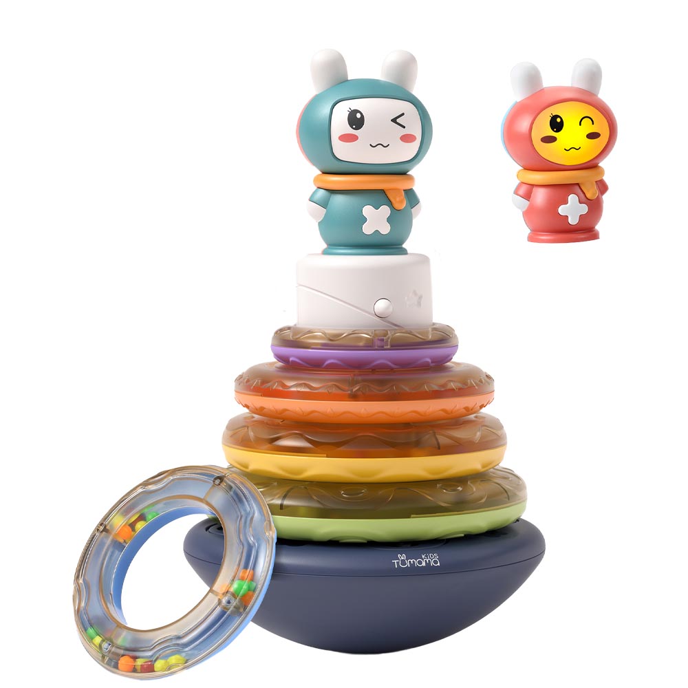 Tumama - Roly-poly Stacking Rings Tower Tumbler Toy