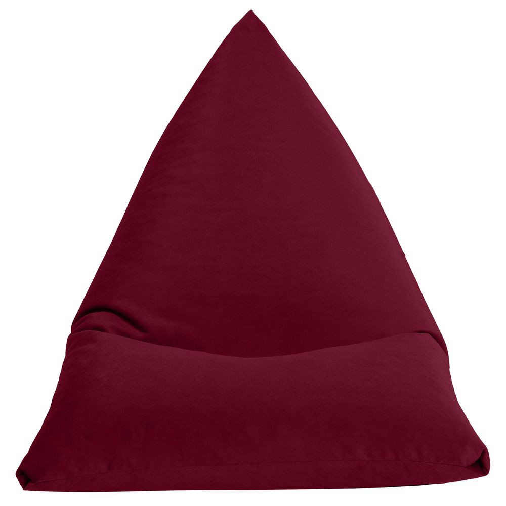 Burgundy bean bag online chair