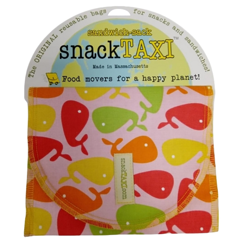 Snacktaxi Reusable Sandwich Bag Whales Buy At Best Price From Mumzworld 7658