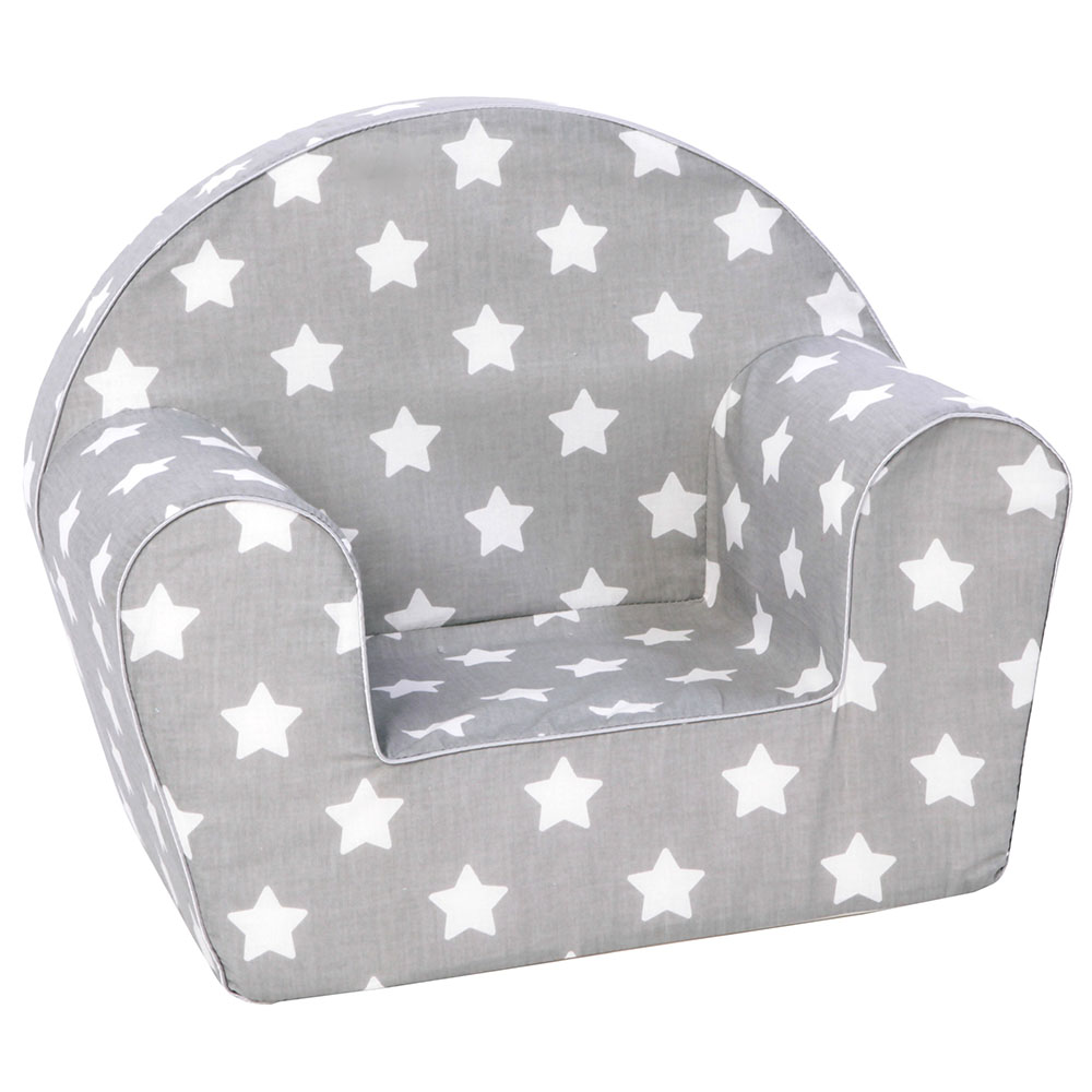 DELSIT Arm Chair With White Stars Grey Buy at Best Price from Mumzworld